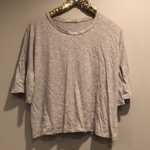 basic boxy fit gray tshirt